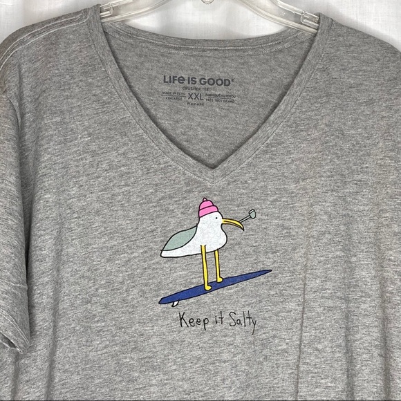 Life Is Good Crusher T Shirt Keep It 